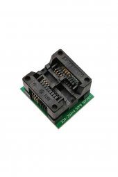 200 Mil Smd Soic8 Sop8 SO8 to Dip8 Yaylı Soket Adaptör  Eeprom Flash Programlayıcı 200mil Geniş Tip - 2