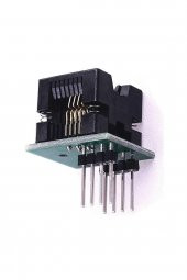 200 Mil Smd Soic8 Sop8 SO8 to Dip8 Yaylı Soket Adaptör  Eeprom Flash Programlayıcı 200mil Geniş Tip - 6