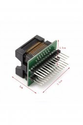 SOP28 SO28 to DIP28 Yaylı Adaptör Soket  Eeprom Flash Programlayıcı Entegre Kolay Programlama Aparatı - 8