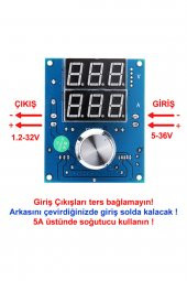 XL4016 Ayarlarnabilir Güç Kaynağı Voltaj Düşürücü Step-Down - 2