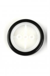 29mm Mini Rubber Tekerlek 2mm Mil Uyumlu Robot Oyuncak Wheel - 2