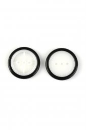 29mm Mini Rubber Tekerlek 2mm Mil Uyumlu Robot Oyuncak Wheel - 3