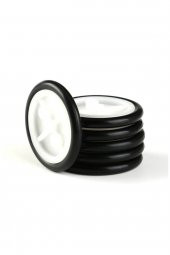 29mm Mini Rubber Tekerlek 2mm Mil Uyumlu Robot Oyuncak Wheel - 4