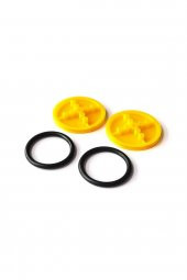 42mm Mini Rubber Tekerlek 3mm Mil Uyumlu Robot Oyuncak Wheel - 4