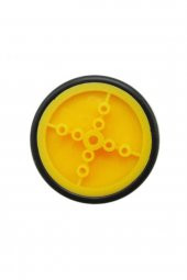 42mm Mini Rubber Tekerlek 3mm Mil Uyumlu Robot Oyuncak Wheel - 7