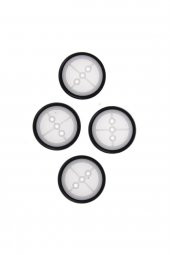 29mm Mini Rubber Tekerlek 2mm Mil Uyumlu Robot Oyuncak Wheel - 8