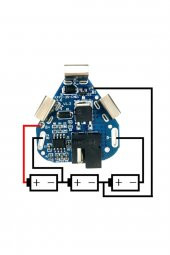 3S 8A 12V Lityum Batarya BMS Koruma Kartı 18650 Lipo Li-on Pil - 4