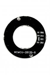 8 Bit NeoPixel Halka Ring WS2812B 5050 Rgb Led Modül 5050 Adreslenebilir Lamba Kart Full Color Ekran - 3