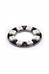 8 Bit NeoPixel Halka Ring WS2812B 5050 Rgb Led Modül 5050 Adreslenebilir Lamba Kart Full Color Ekran - 5