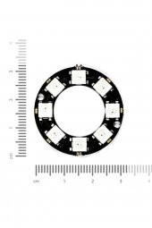 8 Bit NeoPixel Halka Ring WS2812B 5050 Rgb Led Modül 5050 Adreslenebilir Lamba Kart Full Color Ekran - 8