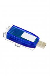 Plastik USB Rs485 Devre Kutusu Şeffaf Elektronik Proje Ürün Rs232 Rs485 Shell Voltmetre Ampermetre - 8