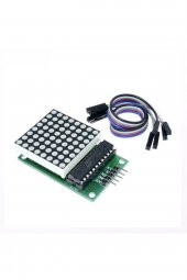 MAX7219 Nokta Led Matris Modül  Dot Matrix 5V Ortak Katot 8x8 64 Nokta Led Ekran Saat - 5