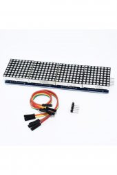 MAX7219 4 Adet 8x8 64 Nokta Led Matrix Modül  Dot Matrix 5V Ortak Katot Led Ekran Saat - 6