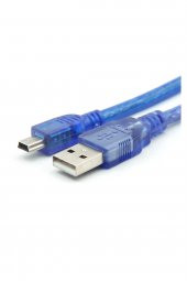 30cm Mini Usb Kablo Mavi 480 Mbps USB 2.0 Hot Swap - 2