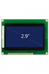 2.9 Inch 12864B V2.0 Mavi Glcd Modül  Spi 5V 128x64 Pixel Grafik Lcd Display Ekran - 2