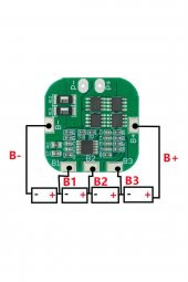 4S 20A Lityum Batarya BMS Koruma Kartı Pil Li-ion 18650 16.8V  2 - 1