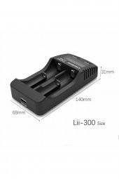 Liitokola Lii-300 Pil Şarj Deşarj Kapasite Test Cihazı Powerbank Li-ion NiMh 3.7V 18650 1.2V AA AAA - 8