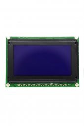 Winstar 2 4 Inch WG12864BTMIVN Mavi Glcd Modül  5V 128x64 Pixel Grafik Lcd Display Ekran Gösterge - 4