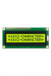 1602A 2x16 Yeşil Karakter LCD Modül  Display Ekran 5V Beyaz Arka ışık 16X2 16 X 2 Standart Sol Üst - 1