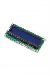 1602A 2x16 Mavi Karakter LCD Modül   Display Ekran 5V Beyaz Arka ışık 16X2 16 X 2 Standart Sol Üst Lcd Gösterge - 1