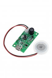 Micro Usb Ultrasonik Nem Üretici Devre Seramik Disk Transducer 5V 2W Soğuk Buhar Sis Duman Atomizer - 1