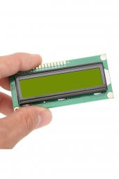 1602A 2x16 Yeşil Karakter LCD Modül  Display Ekran 5V Beyaz Arka ışık 16X2 16 X 2 Standart Sol Üst - 3