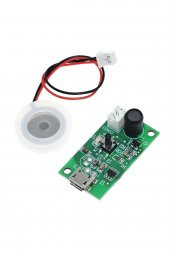 Micro Usb Ultrasonik Nem Üretici Devre Seramik Disk Transducer 5V 2W Soğuk Buhar Sis Duman Atomizer - 3