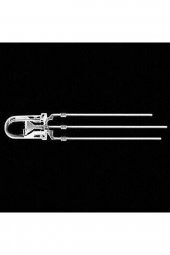 Led 5mm Kırmızı Yeşil Ortak Katot 2 Renk Bicolor 3 Pin Diyot Işık thumbnail 7