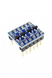 4 Kanal 2 Yönlü Lojik Seviye Dönüştürücü  5V 3.3V Sinyal Uygunlaştırıcı IIC I2C SPI UART - 5