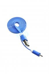 1m Micro Usb Kablo Mavi 1 metre 480 Mbps USB 2.0 Hot Swap - 6
