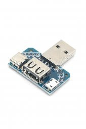 USB Soket Çevirici Kart Usb Type C Micro Usb Erkek Dişi USB Cep Telefonu Elektronik Cihaz Usb Port - 5