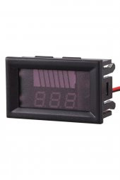 Akü Kapasite Göstergesi Voltmetreli Pil Batarya Akü  12V 24V 36V - 3