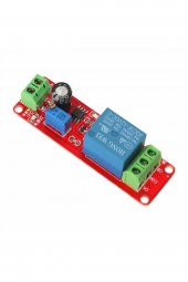 DC 12V NE555 Zaman Gecikmeli Röle Modül 0-10 Saniye Süre Ayarlanabilir 220V 10A Anahtar Kontrol Lamba Motor - 4
