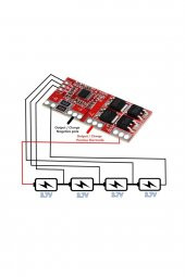 4S 30A BMS Lityum Li-ion Batarya Koruma Kartı - 18650 Lipo - 2