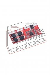 4S 30A BMS Lityum Li-ion Batarya Koruma Kartı - 18650 Lipo - 3