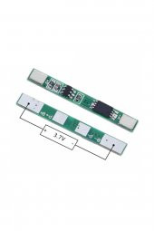 1S 3.7V 3A BMS Koruma Kartı Lityum Batarya 18650 Li-ion Lipo - 1