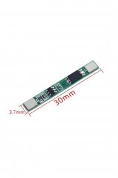 1S 3.7V 3A BMS Koruma Kartı Lityum Batarya 18650 Li-ion Lipo - 8