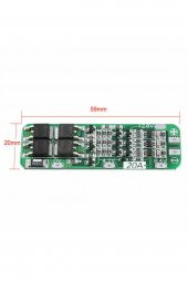 BMS 3S 20A BMS Koruma Kartı Lityum Batarya 18650 Li-ion Lipo - 8