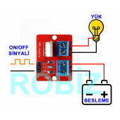 IRF520 MOSFET Sürücü Kartı - 8