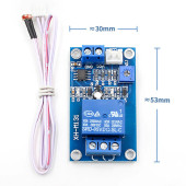 Xh-m131 Ldr Işık Kontrollü Röle Modül DC 12V Gece Gündüz Algılayıcı Fotosel 220V Otomatik Açma Kapama - 1