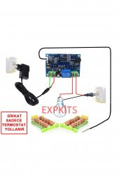 W1401 Termostatı 12V Dijital Termostat Kuluçka Akvaryum Buzdolabı - 1