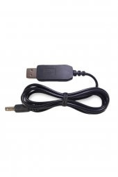 5V to 12V Kablolu Voltaj Yükseltici USB 700mA Adaptör Soket Modem - 3