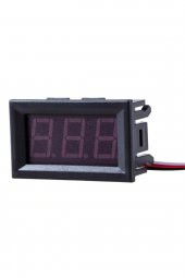 0.56 inch DC 0-30V Dijital Voltmetre Kırmızı  3 Telli 0.56  DC 0-30V Panel Tip Kırmızı Volt Besleme - 3