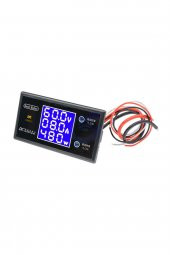 DC 0-100V 10A Digital Voltmetre Ampermetre ve Wattmetre DeekRobot 0-1000W Mavi Lcd - 5