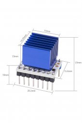 MKS Trinamic TMC2208 V1.2 Step Motor Sürücü Soğutuculu  MakerBase 1/256 Step 1.4A CNC 3D Yazıcı - 8