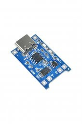 TP4056 Korumalı Lityum Pil Şarj Devresi Type C Usb Batarya - 5