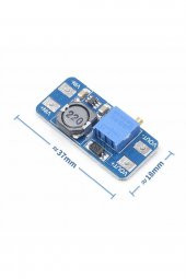 MT3608 28V 2A DC Boost Modül  Ayarlanabilir Voltaj Yükseltici Güç Kaynağı Step Up - 5