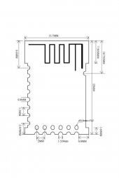 JDY-41  2.4GHz Kablosuz Rf Seri Alıcı Verici Transceiver Modül  TTL Uart Haberleşme IO Kontrol - 8