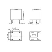 Songle 250V 10A SRD-05VDC-SL-C 5V DC Röle  5 Pin Pcb Montaj Tip 220V NO NC Güç Rölesi SPDT Lamba Motor Vana - 8