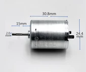 RF-370 DC Motor DC 24V 6000Rpm RF370  Oyuncak RC Araba Su Motoru Klima Uçak Bot RF-370CB-11670 Metal Fırçalı Elektrik Motoru thumbnail 3